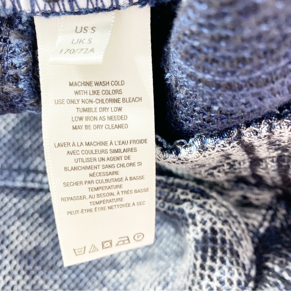 NEW Free People Arcadia Honeycomb Harem Dark Wash Pants S - Picture 14 of 15
